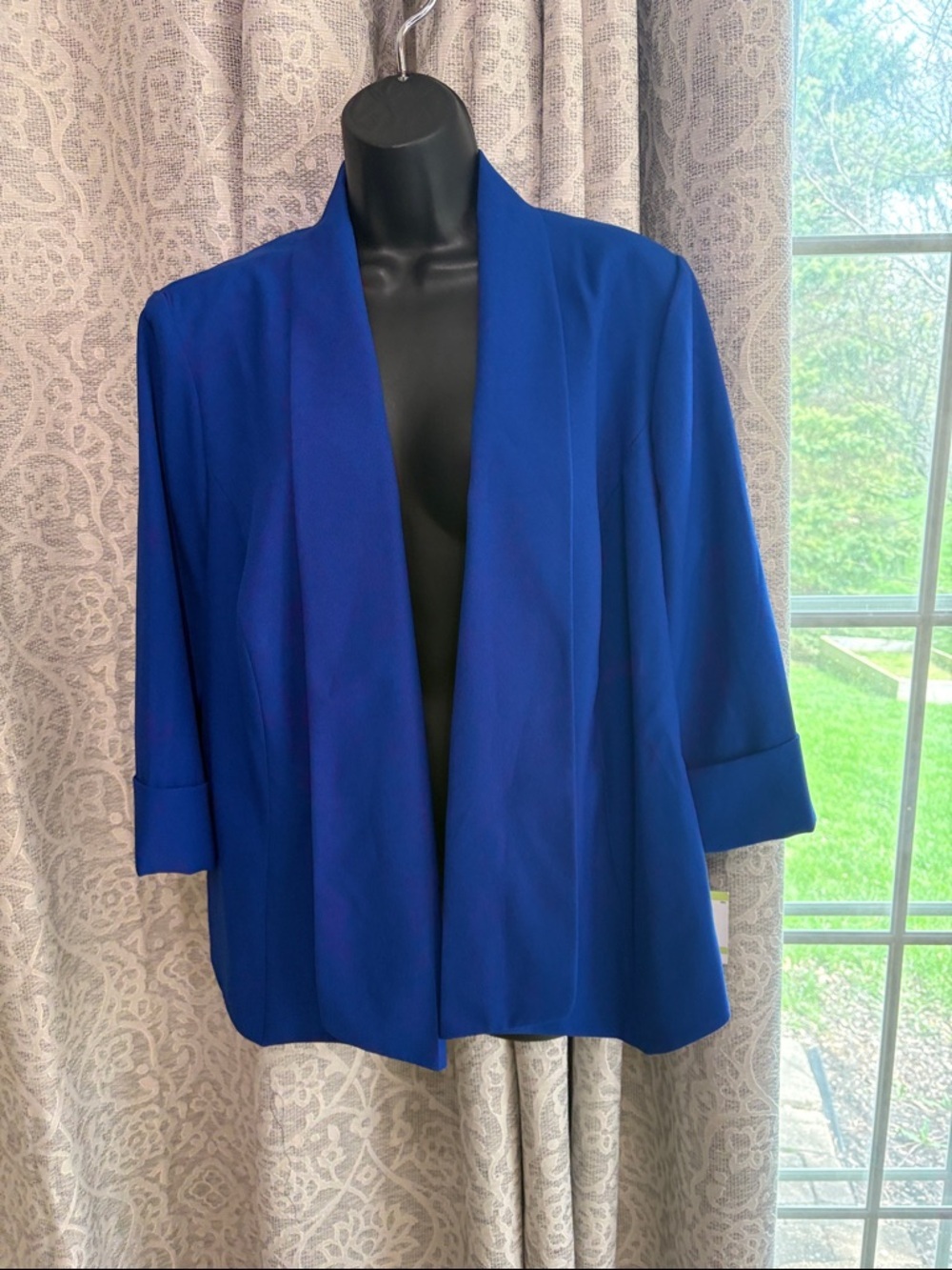Kasper  Classic Women's Blazer Jacket in Royal Blue 18 -NWT